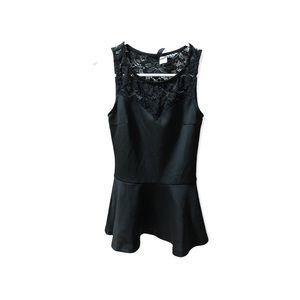 H&M Divided peplum lace top - XS